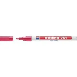 edding 751 Lackmarker Fein Rundspitze Rot