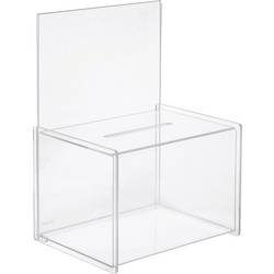 Sigel Aktionsbox mit Einwurf VA150 Transparent (B x H x T) 225 x 310 x 170 mm 1 St.