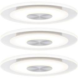 Paulmann 92907 Whirl LED-Einbauleuchte 3er Set LED LED fest eingebaut 4.9 W Aluminium (gebürstet), Satin