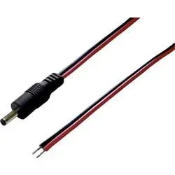 TRU COMPONENTS 1582290 Niedervolt-Anschlusskabel Niedervolt-Stecker - offene Kabelenden 3.5 mm 1.1 mm 1.1 mm 2.00 m 1