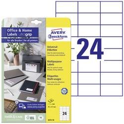 AVERY ZWECKFORM Universal-Etiketten 70x37mm 3474-10 weiss 240 Stk./10 Blatt