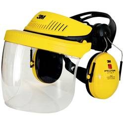 3M G500 7100029146 Forstschutzhelm mit integriertem Visier Orange EN 352, EN 1731