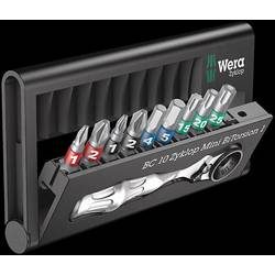 Wera Bit-Check 10 Zyklop Mini BiTorsion 1 05057418001 Bit-Set 10teilig Kreuzschlitz Phillips, Kreuzschlitz Pozidriv,