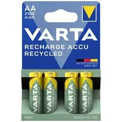 VARTA - Recycling-Akku AA 2100 mAh 4-teilig, AA