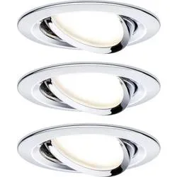 Paulmann 93488 Nova Einbauleuchte 3er Set LED LED 18 W Chrom (glänzend)