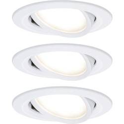Paulmann 93485 Nova Einbauleuchte 3er Set LED LED 18 W Weiß (matt)