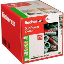 Fischer 538252 DUOPOWER 10x80 LD 2-Komponenten-Dübel 80 mm 10 mm 25 St.