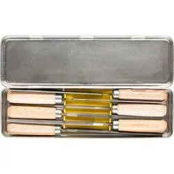 PFERD TOOLS 11700265 Schlüsselfeilen-Set Hieb 2 inkl. Feilenheften in Metallbox Länge 100 mm 1 St.