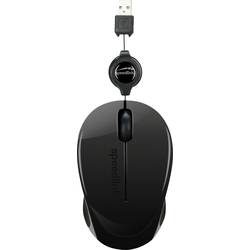 SpeedLink BEENIE USB-Maus Optisch mit Kabelroller Schwarz