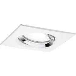 Paulmann Nova Plus Bad-Einbauleuchte LED GU10 6 W IP65 Weiß (matt), Chrom