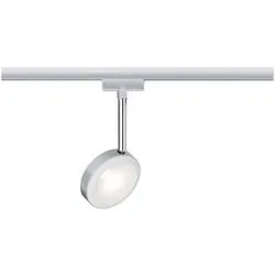 Paulmann URail Discus Hochvolt-Schienensystem-Leuchte URail LED fest eingebaut 5 W LED Chrom (matt), Chrom