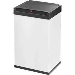 Hailo Big-Box Swing L 8401310 Mülleimer 35 l Stahlblech (L x B x H) 340 x 339 x 545 mm Weiß, Schwarz Selbstschließender