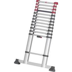 Hailo, Hailo T80 FLEXLINE 7113-131 Aluminium Teleskopleiter Arbeitshöhe (max.): 4.5 m Silber, Schwarz, Rot 13.1 kg