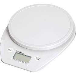 MAUL Briefwaage MAULgoal 1646002 mit Batterie, 5000g, weiss