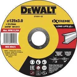 DEWALT DT43911 DT43911-QZ Trennscheibe gekröpft 125 mm 1 St. Metall, Edelstahl, Eisen