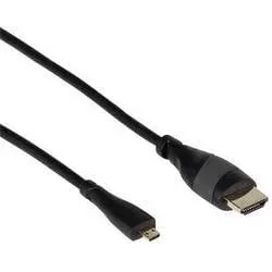 Joy-it HDMI-Kabel Raspberry Pi® [1x HDMI-Stecker - 1x HDMI-Stecker D Micro] 1 m Schwarz