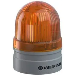 Werma Signaltechnik Signalleuchte Mini TwinLIGHT 12VAC/DC YE 260.310.74 Gelb 12 V/DC