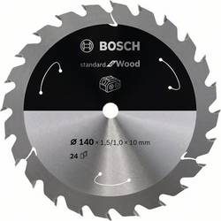 Bosch Accessories 2608837669 2608837669 Hartmetall Kreissägeblatt 140 x 10 mm Zähneanzahl: 24 1 St.