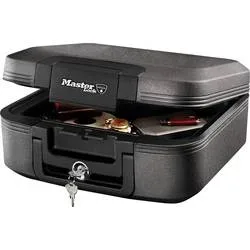 Master Lock LCHW20101 - Feuerbeständig und Wasserdicht Dokumentenkassette (B x H x T) 363 x 168 x 391 mm Schwarz