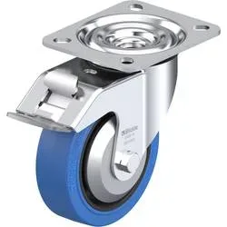 Blickle 635664 L-POEV 100R-FI-SB-FA Lenkrolle mit Feststeller Rad-Durchmesser: 100 mm Tragfähigkeit (max.): 200 kg 1
