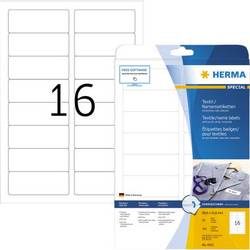 HERMA Namensetiketten 88,9x33,8mm 4515 weiss 320 Stk./20 Bl.
