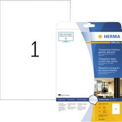 HERMA Etiketten 210x297mm 8020 transparent, 25 Blatt