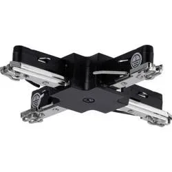 Paulmann 96908 Hochvolt-Schienensystem-Komponente X-Verbinder Schwarz (matt)