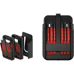 Wiha slimBit electric VDE Wechselklingen-Set 12teilig Schlitz, Plus/Minus, Kreuzschlitz Pozidriv, TORX, Kreuzschlitz
