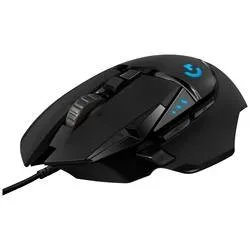 Logitech G502 Hero Gaming-Maus USB Optisch Schwarz 11 Tasten 16000 dpi Beleuchtet, Integrierter Profilspeicher,