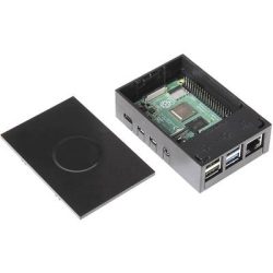 4B MFG Black SBC-Gehäuse Geeignet für: Raspberry Pi® 4 B Schwarz