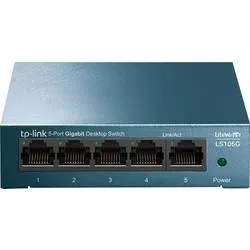 TP-LINK LiteWave 5-Port Switch LS105G 8GB RJ45 Ports, Steel Case