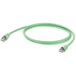 Weidmüller 8941350030 RJ45 Patchkabel CAT 6a S/FTP 3.00 m Grün Flammwidrig, Ölbeständig, UV-Beständig 1 St.