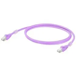 Weidmüller 2701550200 RJ45 Patchkabel CAT 6a S/FTP 20.00 m Violett Flammwidrig 1 St.