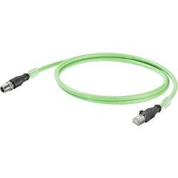 Weidmüller 1457580005 Sensor-/Aktor-Datensteckverbinder, konfektioniert M12 Stecker, gerade 0.5 m Polzahl: 8 1 St.