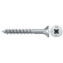 Fischer 670413 Power-Fast II Spanplattenschraube 5 mm 40 mm Kreuzschlitz Pozidriv Stahl galvanisch verzinkt 200 St.