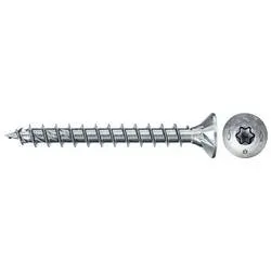 Fischer 670260 Power-Fast II Spanplattenschraube 4.5 mm 40 mm T-Profil Stahl galvanisch verzinkt 200 St.