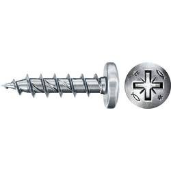 Fischer Power-Fast II 670334 Spanplattenschrauben 4.5 mm 16 mm Kreuzschlitz Pozidriv Stahl galvanisch verzinkt 200 St.