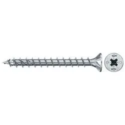 Fischer 670402 Power-Fast II CZF Spanplattenschraube 5 mm 45 mm Kreuzschlitz Pozidriv Stahl galvanisch verzinkt 500 St.