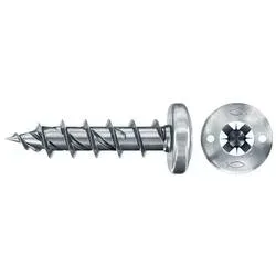 Fischer 670445 Power-Fast II Spanplattenschraube 5 mm 30 mm Kreuzschlitz Pozidriv Stahl galvanisch verzinkt 200 St.