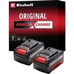 Einhell - Akku PXC-Twinpack 4 Ah Power X-Change, Multicolor, One Size
