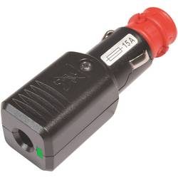 ProCar Universalstecker NG 15A LED mit Zugentlastung mit Sicherung, 12-24 Volt Belastbarkeit Strom max.=15 A
