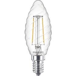 Philips LED 76235300 LED EEK E (A - G) E14 Kerzenform 2 W = 25 W Warmweiß (Ø x H) 3.5 cm x 9.7 cm Filament 1 St.