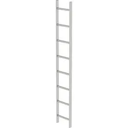 MUNK Günzburger Steigtechnik 62008 Edelstahl Schachtleiter Montage mit Werkzeug Arbeitshöhe (max.): 340 cm