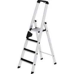 MUNK Günzburger Steigtechnik 41504 Aluminium Stufen-Stehleiter Arbeitshöhe (max.): 3 m 6.1 kg