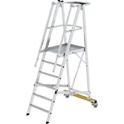 MUNK Günzburger Steigtechnik 52306 Aluminium Plattformleiter Montage mit Werkzeug Arbeitshöhe (max.): 3.4 m 39 kg