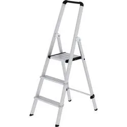 MUNK Günzburger Steigtechnik 11253 Aluminium Stufen-Stehleiter Arbeitshöhe (max.): 2.75 m 4.8 kg