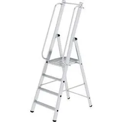 MUNK Günzburger Steigtechnik, MUNK Günzburger Steigtechnik 51094 Aluminium Plattformleiter Arbeitshöhe (max.): 2.89 m 10.1 kg
