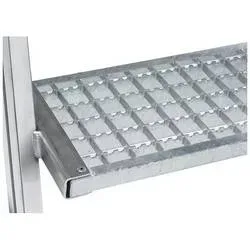 MUNK Günzburger Steigtechnik 58103 Aluminium Podesttreppe Montage mit Werkzeug Arbeitshöhe (max.): 2.7 m