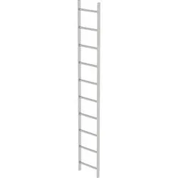 MUNK Günzburger Steigtechnik 63010 Edelstahl Schachtleiter Montage mit Werkzeug Arbeitshöhe (max.): 440 cm