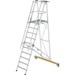 MUNK Günzburger Steigtechnik 52310 Aluminium Plattformleiter Montage mit Werkzeug Arbeitshöhe (max.): 4.3 m 49 kg